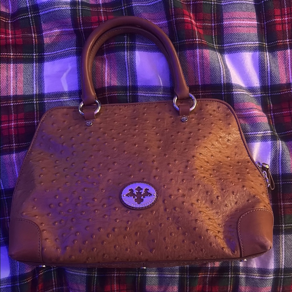 PRIX DE DRESSAGE Elegant Tan Leather Handbag